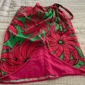 Farm rio banana pitta midi skirt